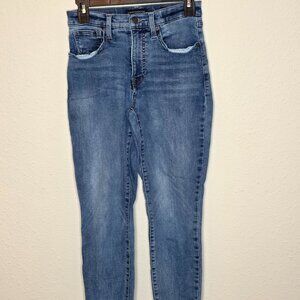 Lucky Brand Women's High Rise Skinny Bridgette Distressed Denim Jeans, Size 6/28